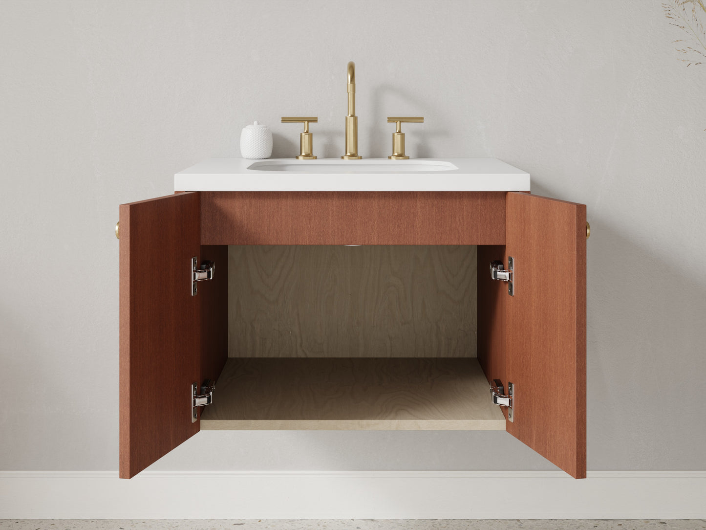 standard - mahogany - open