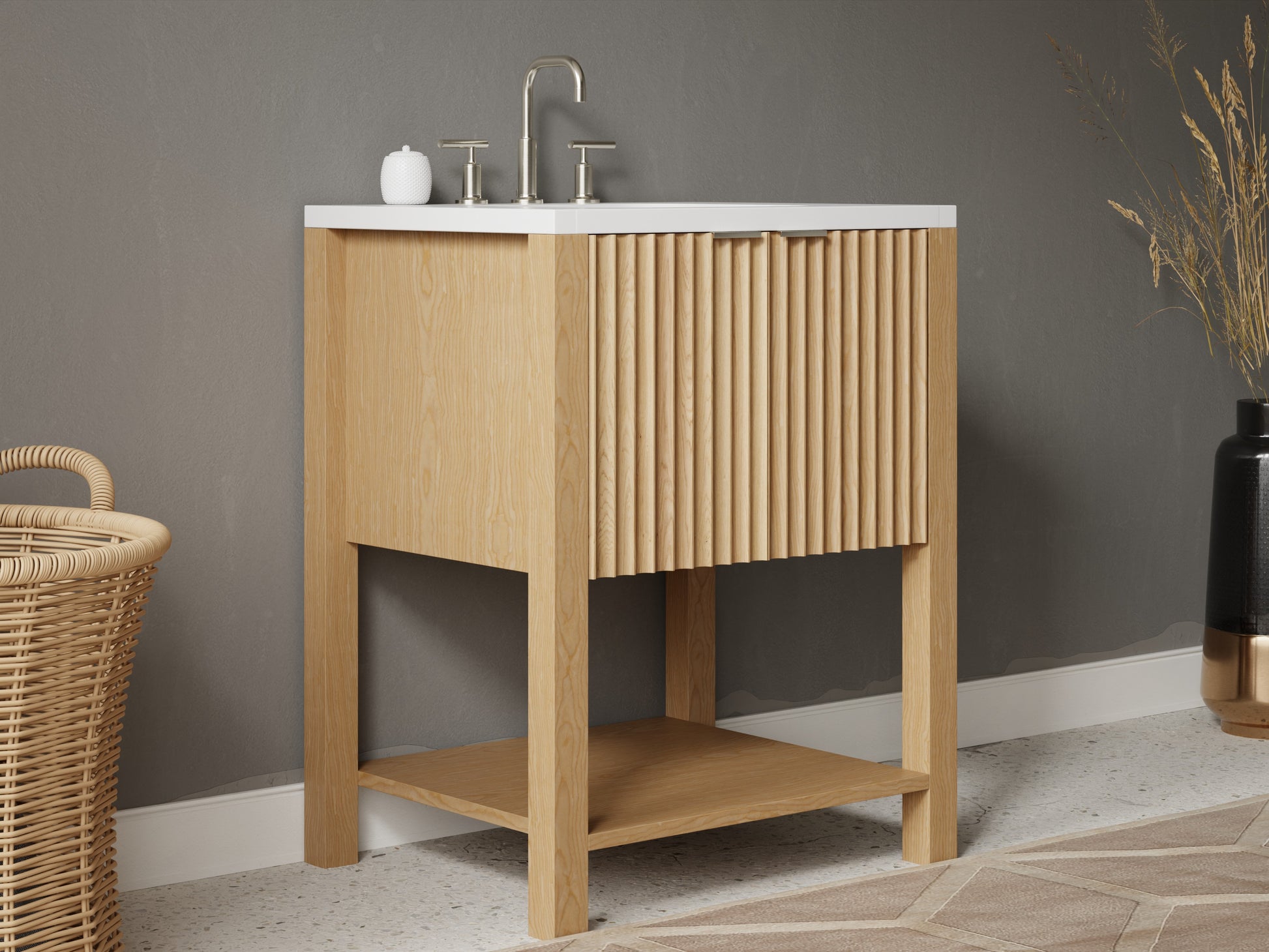 fluted - white_oak - side