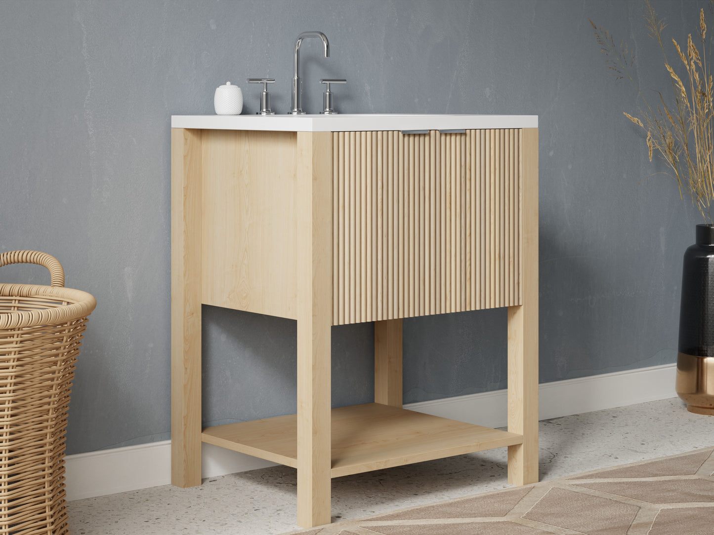 reeded - maple - side