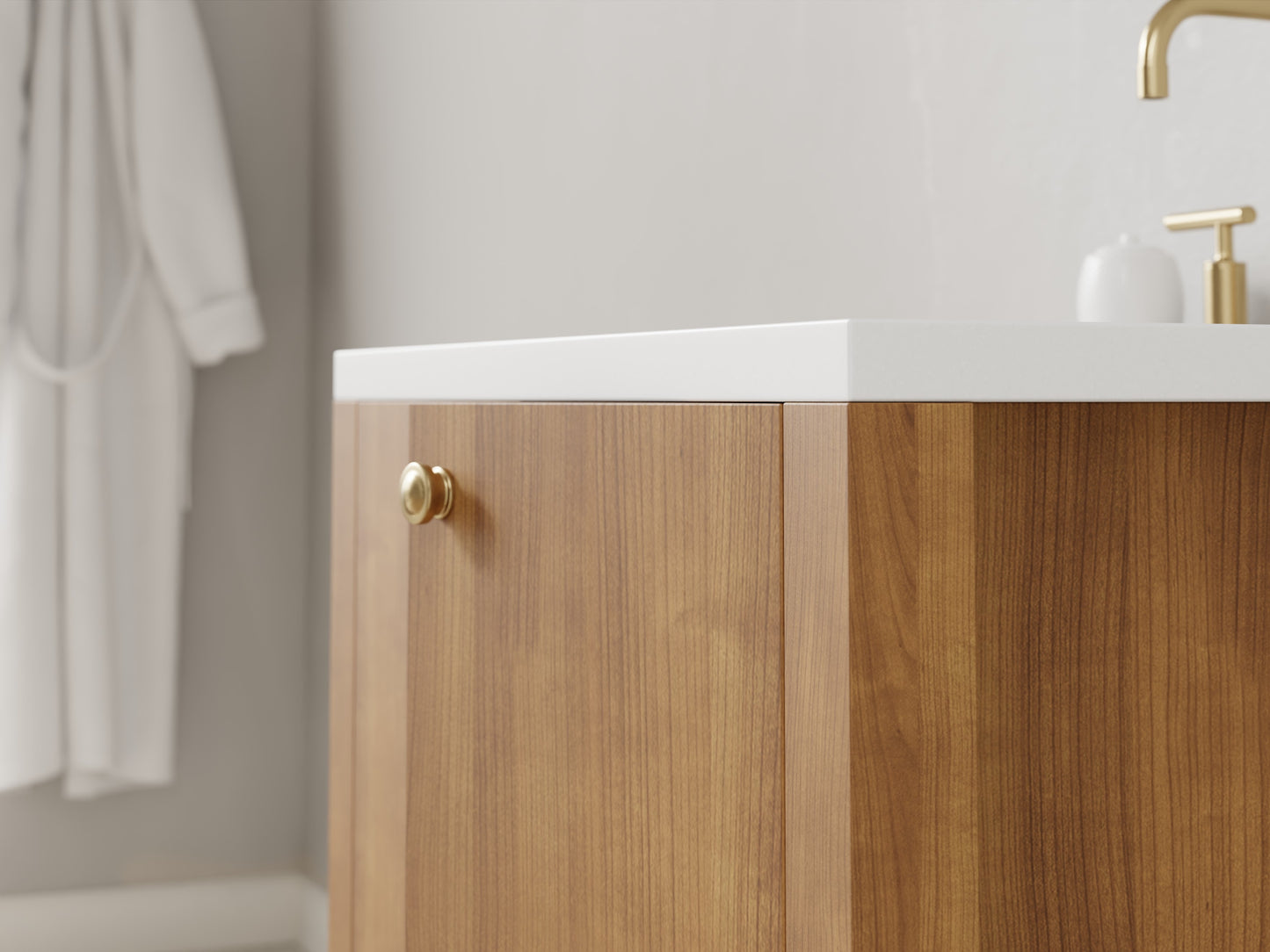 standard - teak - closeup