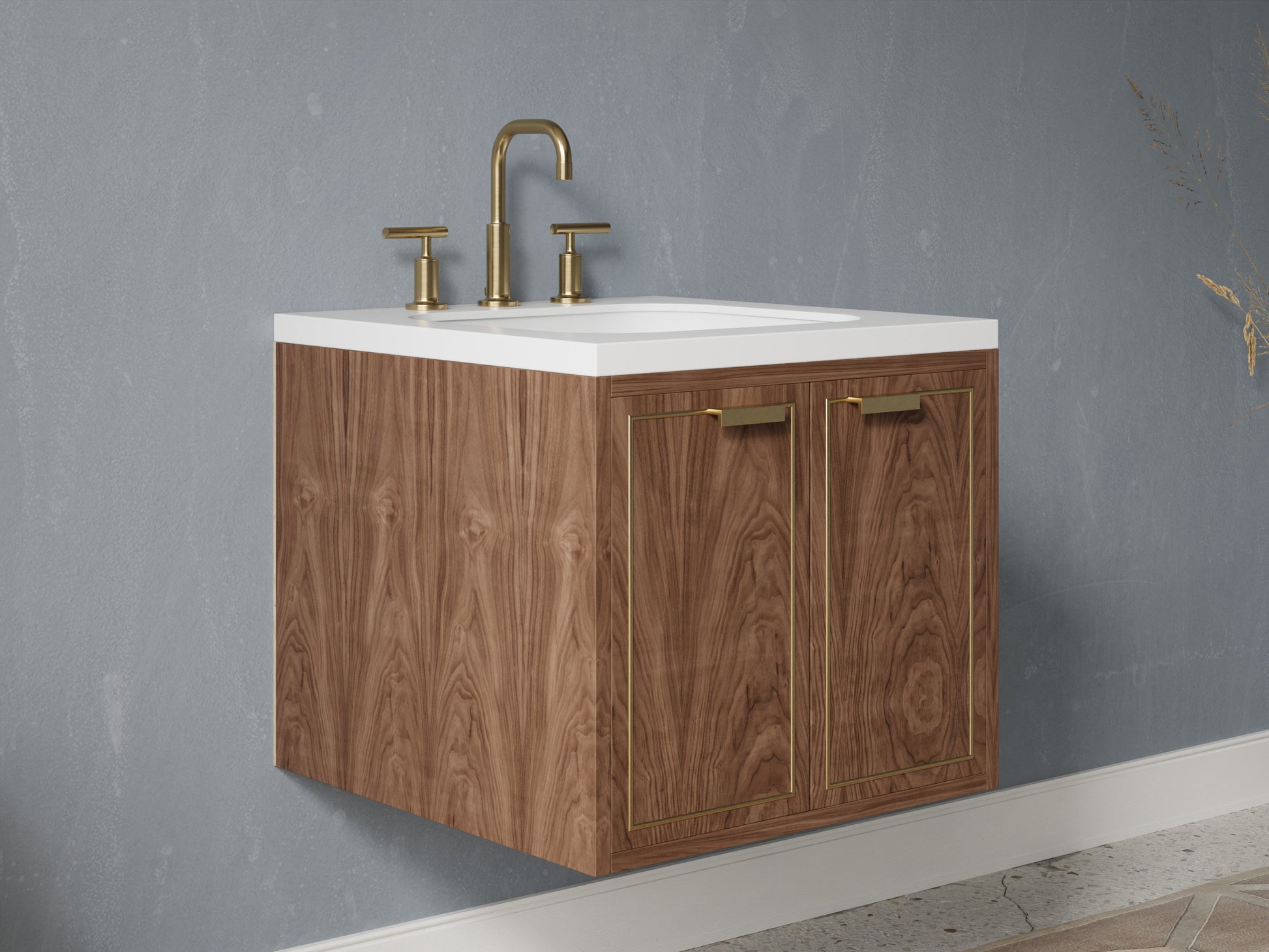 brass_inlay - walnut - side