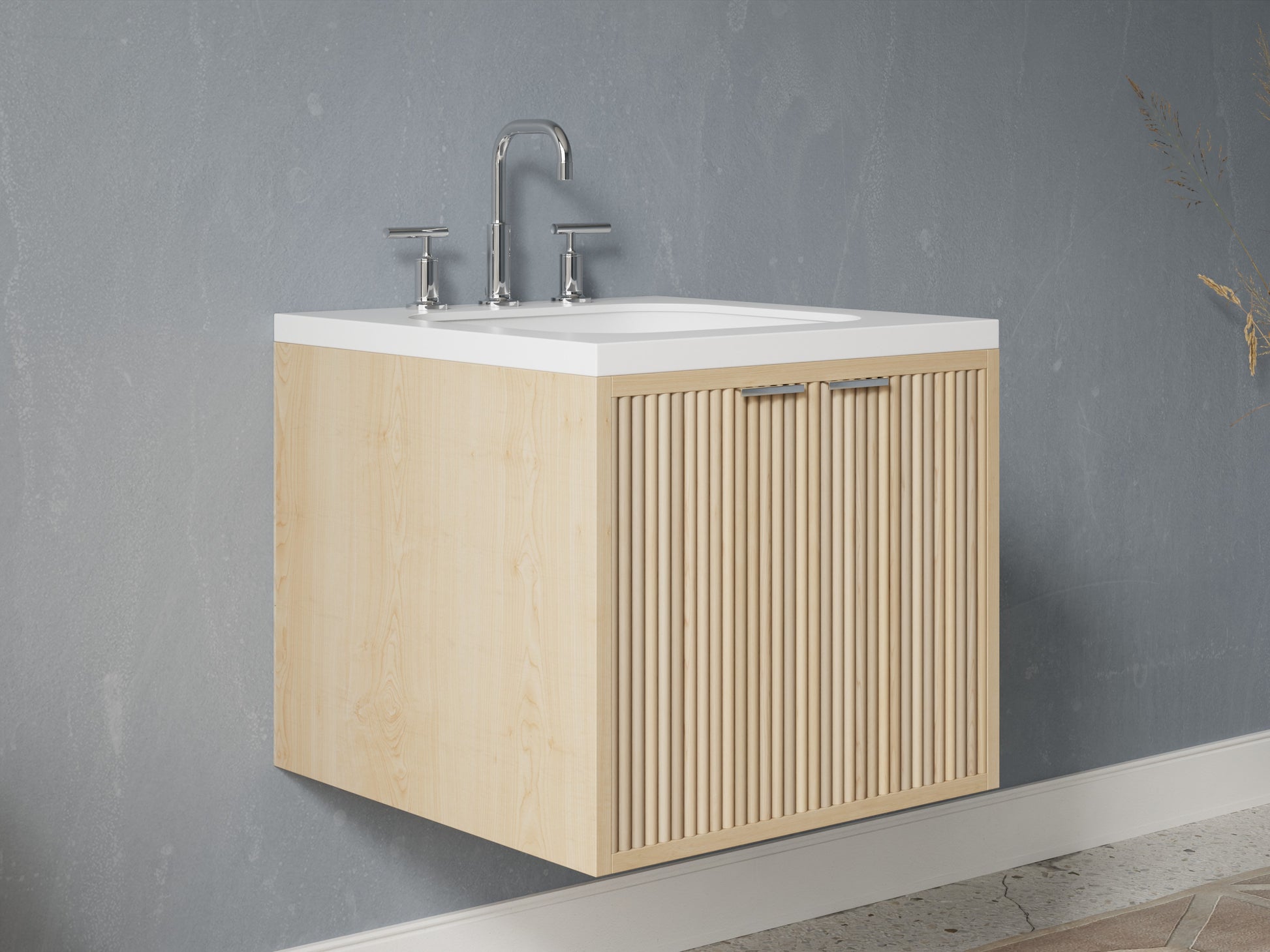 reeded - maple - side