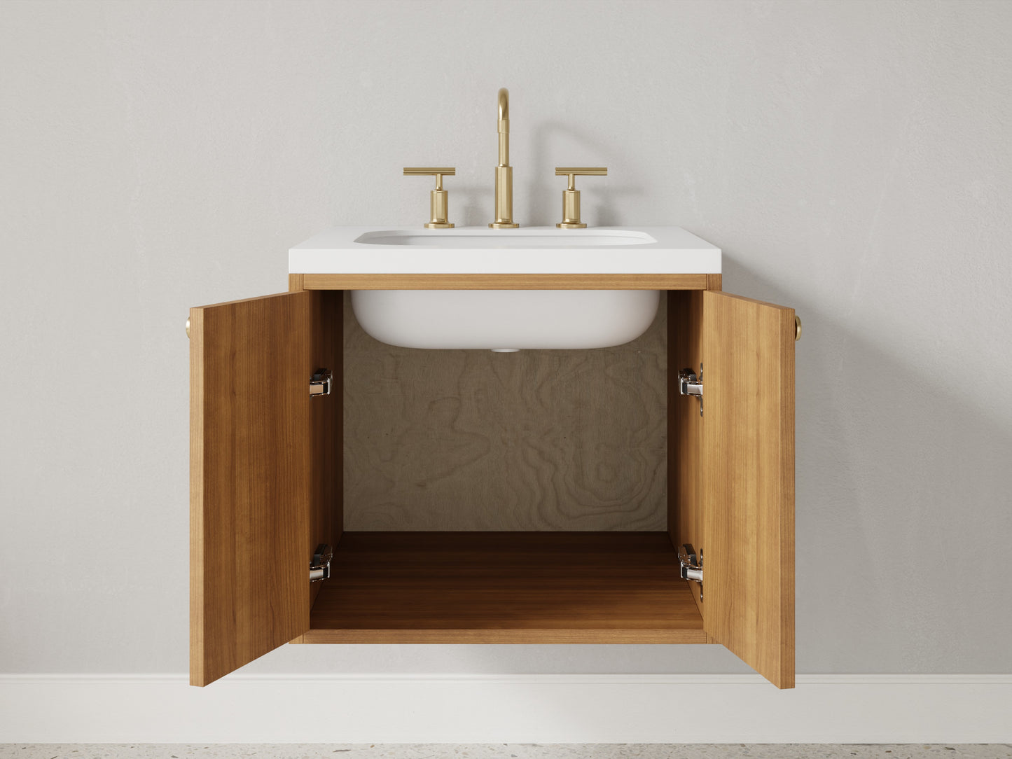 standard - teak - open