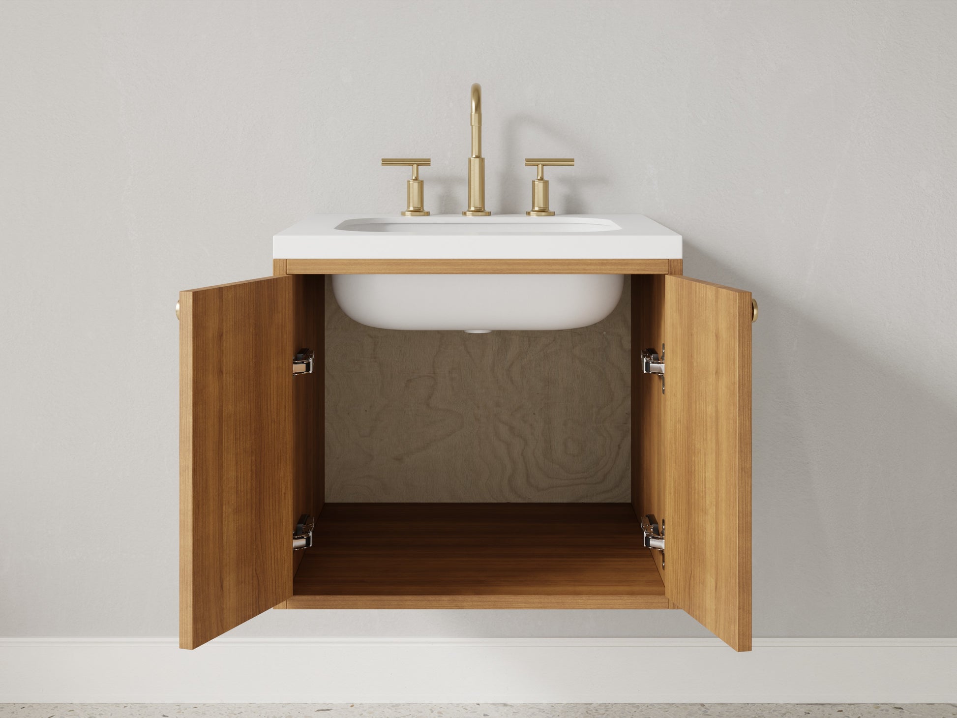 standard - teak - open