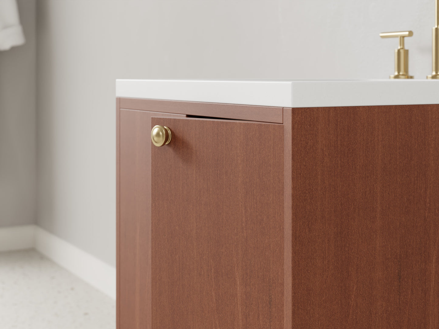 standard - mahogany - closeup