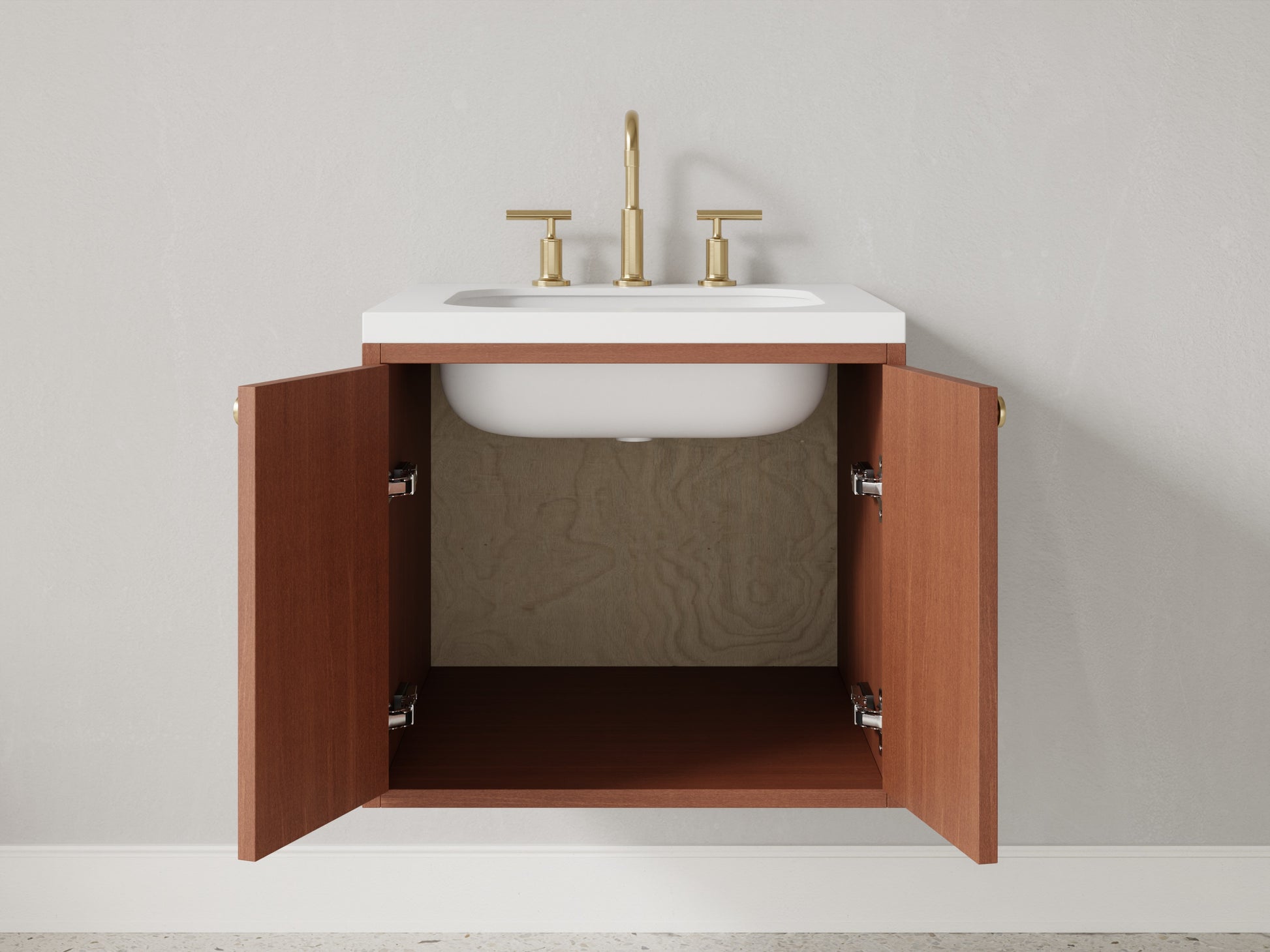 standard - mahogany - open