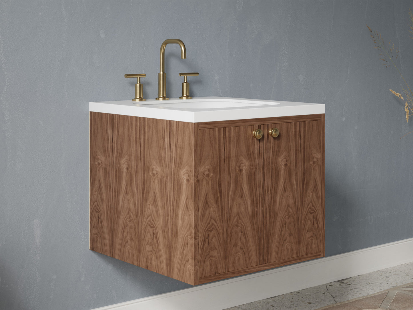 standard - walnut - side