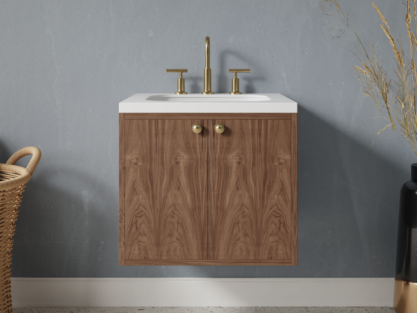 standard - walnut - front