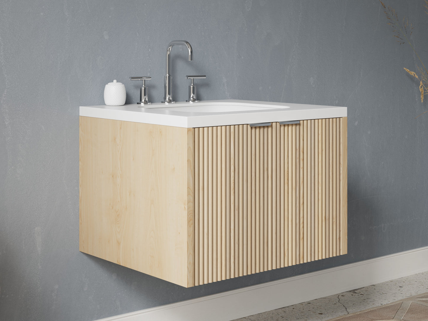 reeded - maple - side