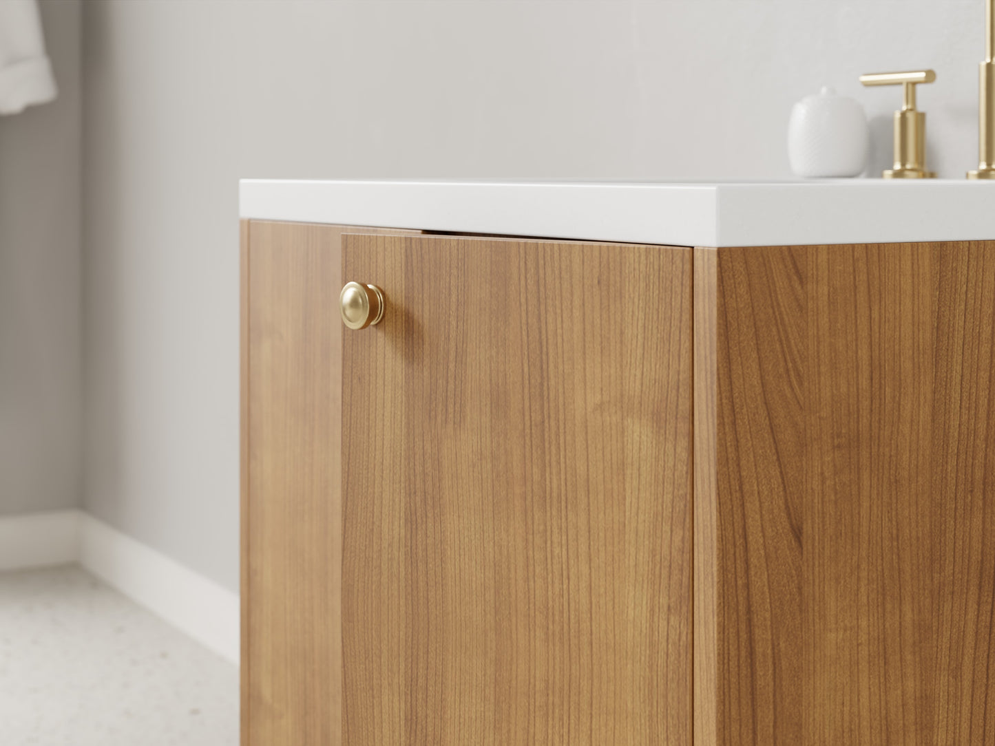 standard - teak - closeup