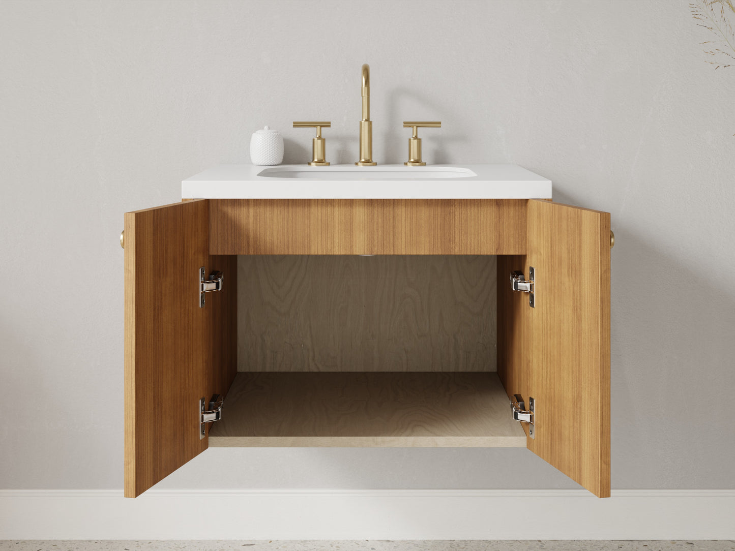 standard - teak - open