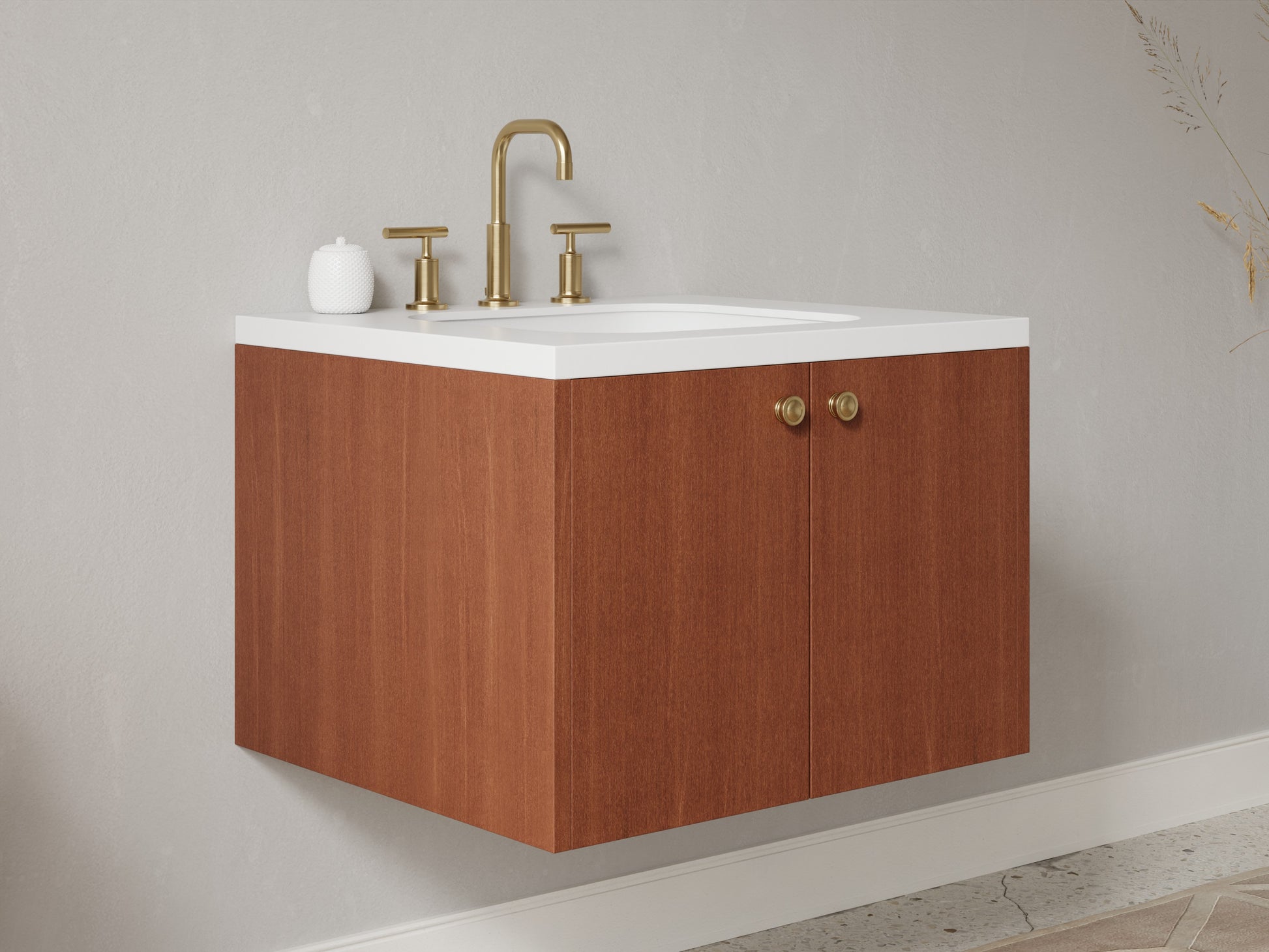 standard - mahogany - side