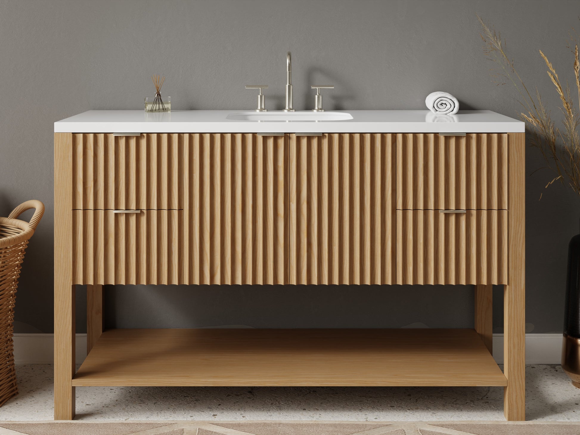 fluted - white_oak - front