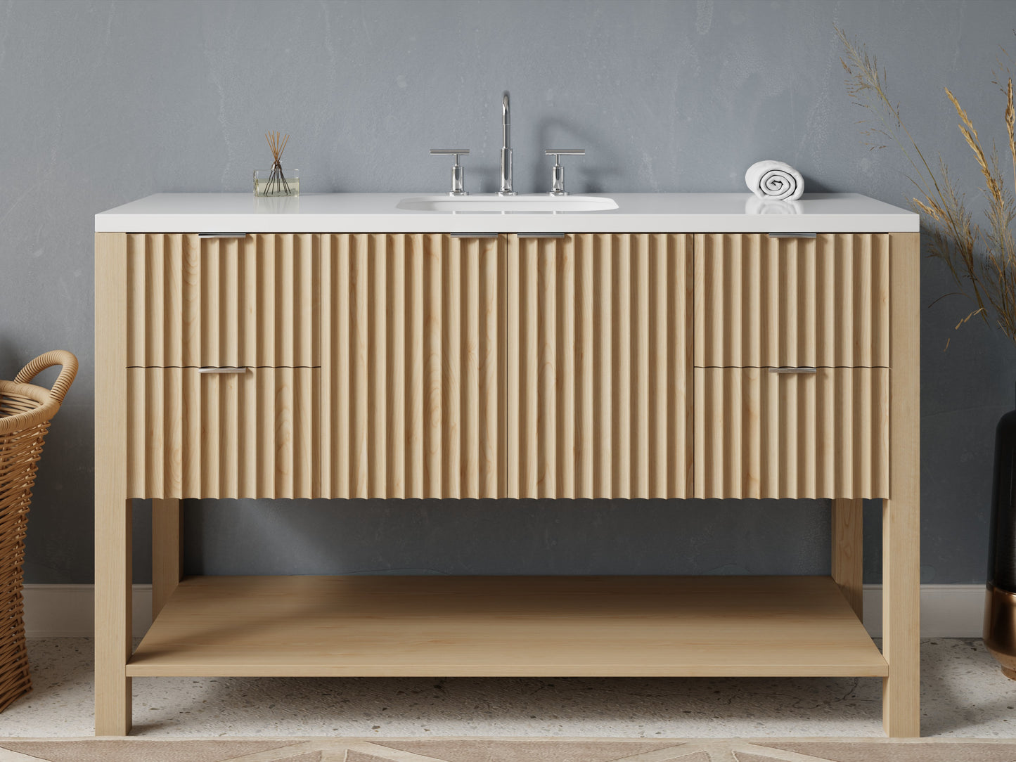 fluted - maple - front