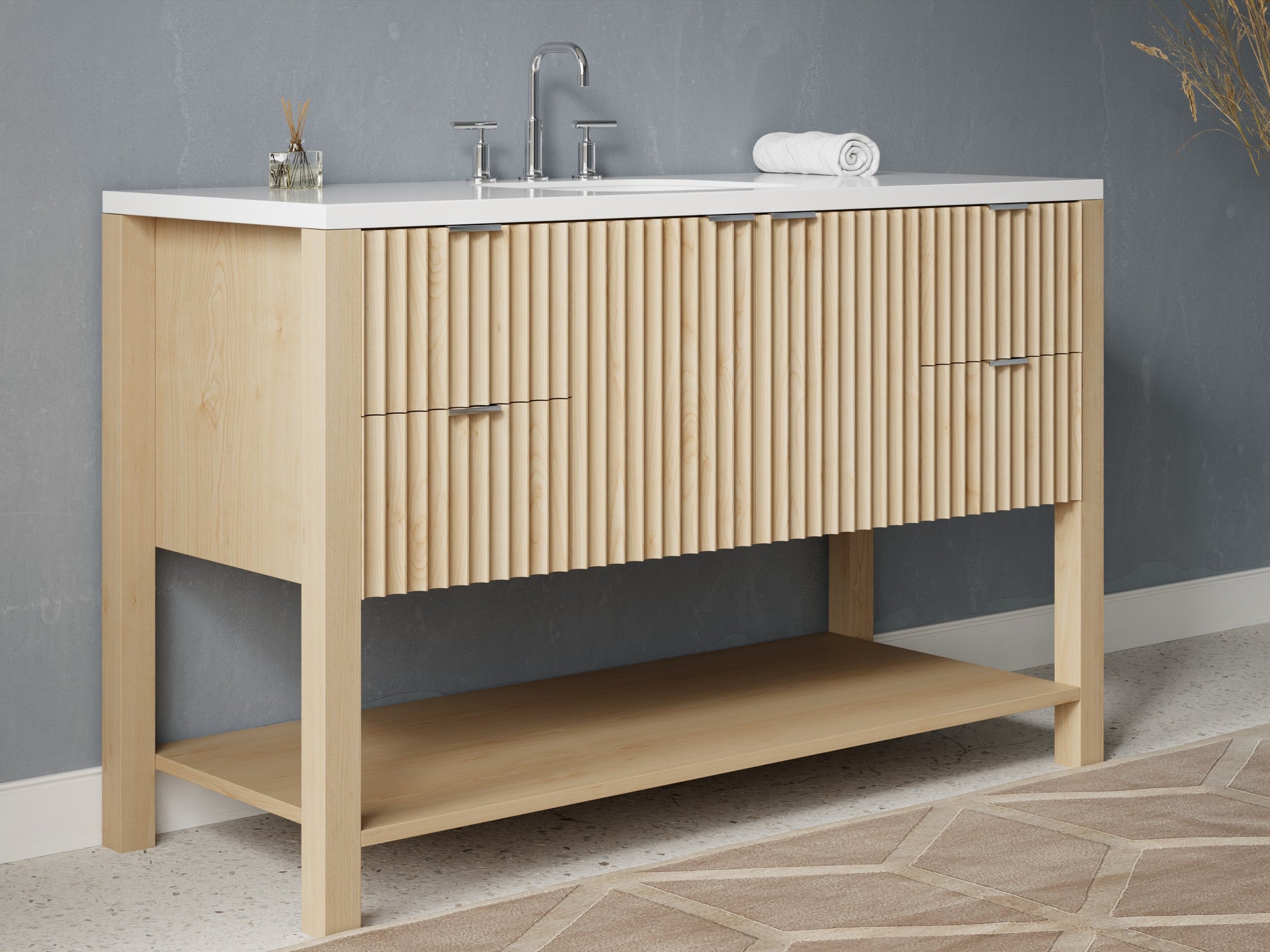 fluted - maple - side