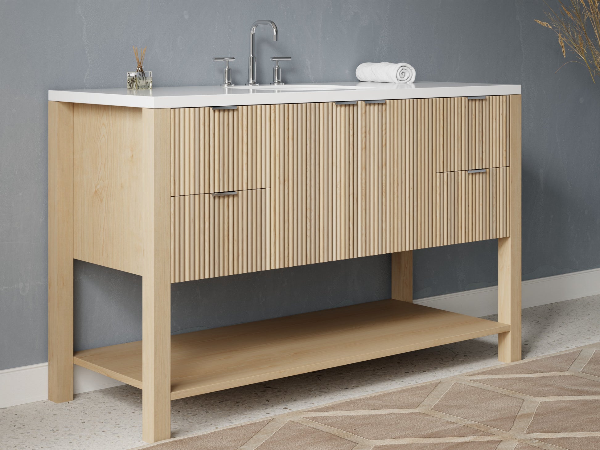 reeded - maple - side