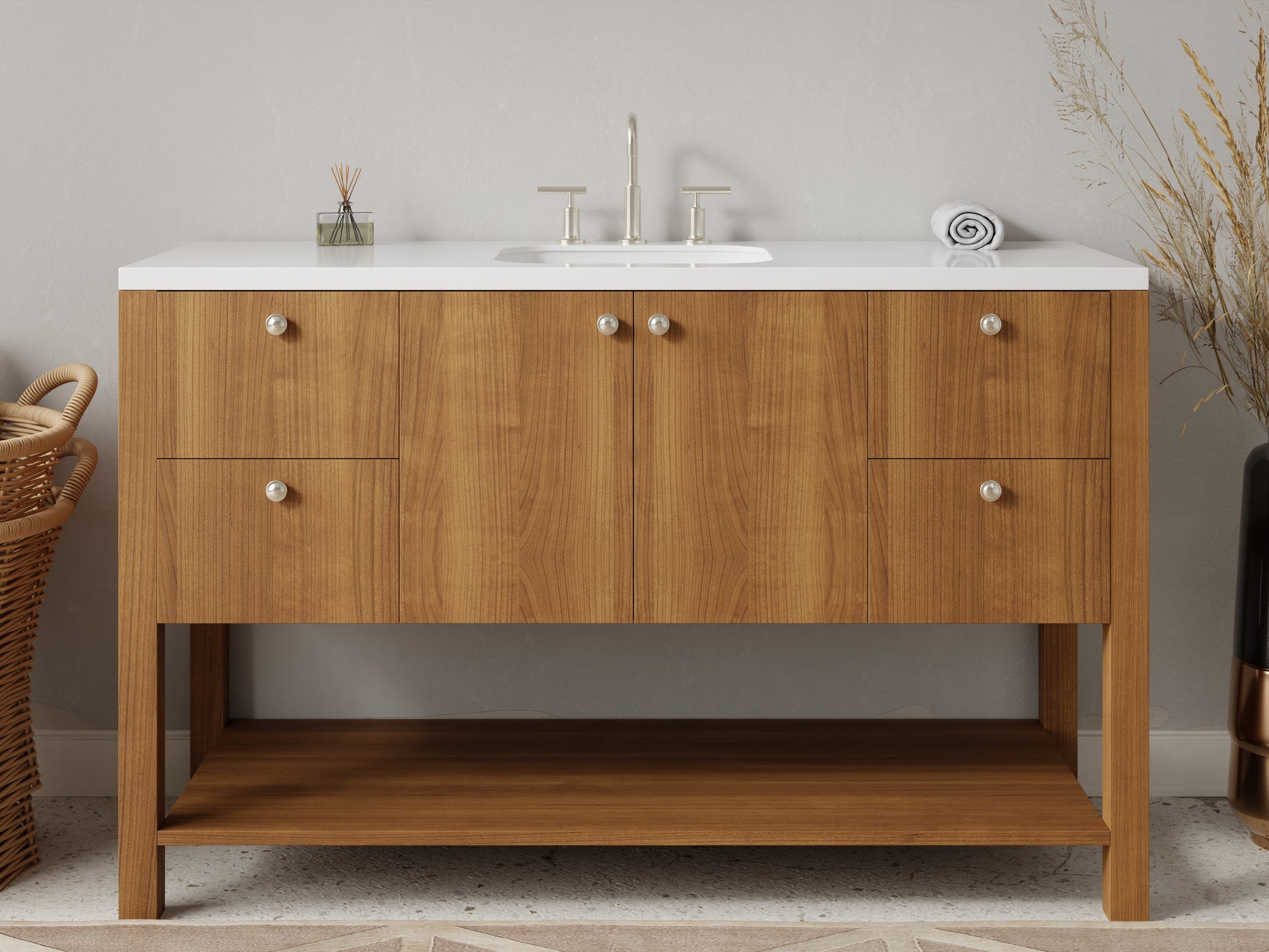 standard - teak - front