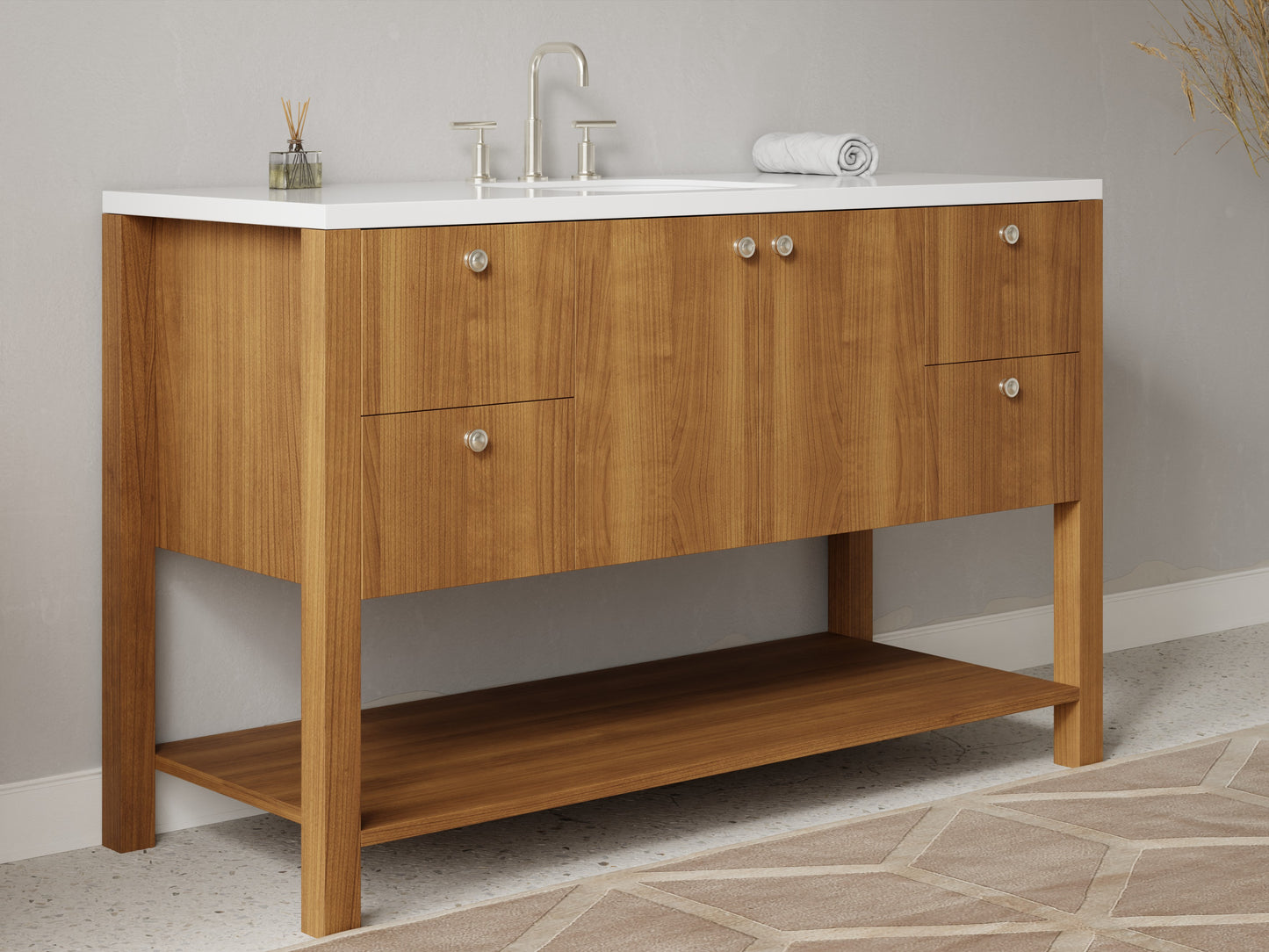 standard - teak - side