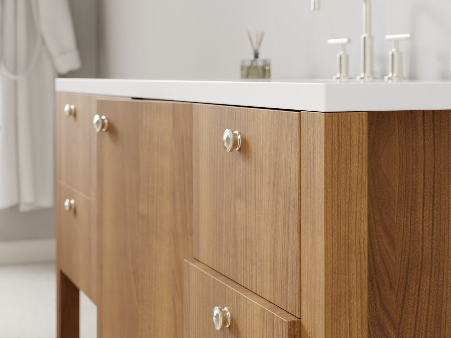 standard - teak - closeup