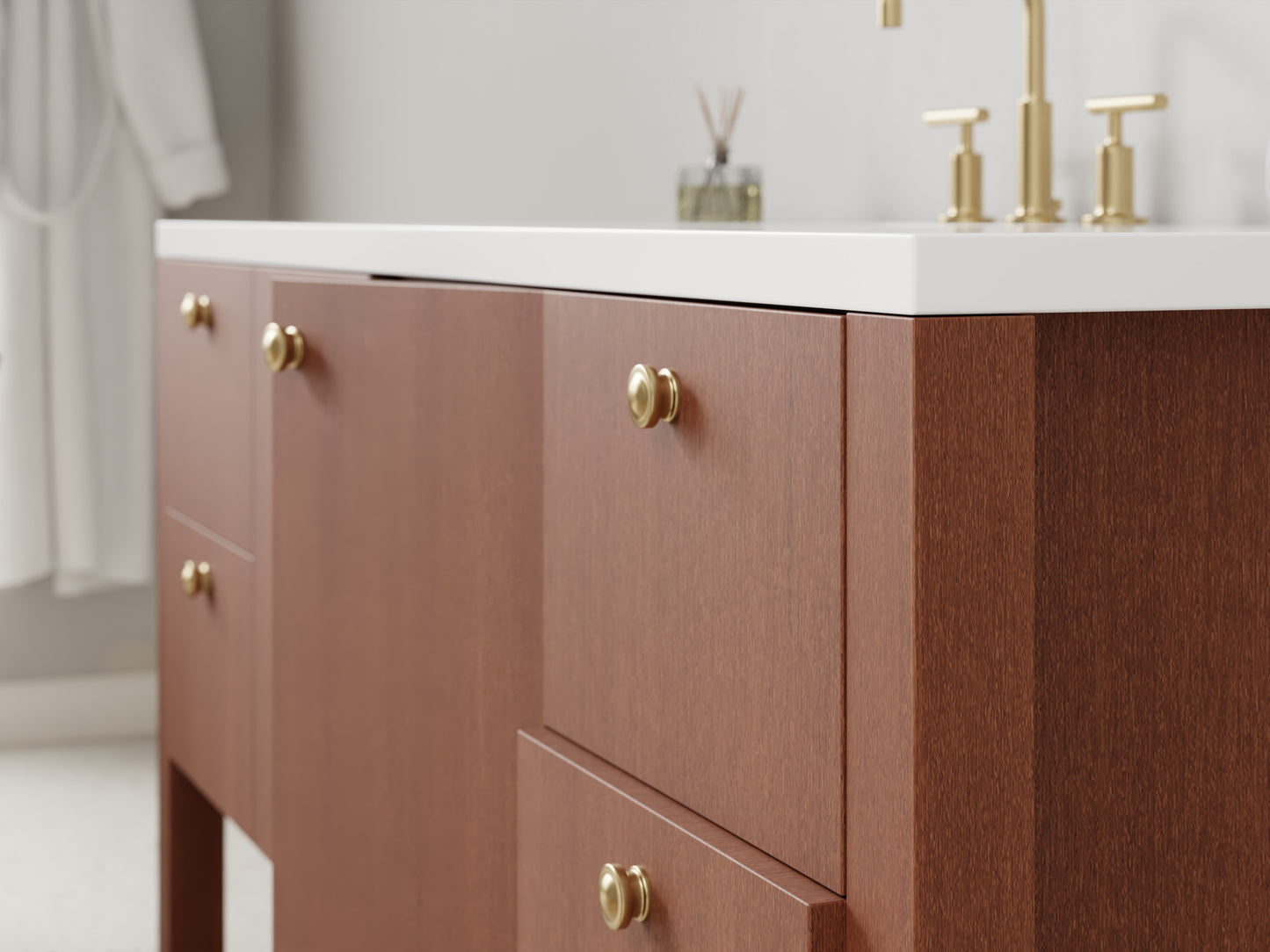 standard - mahogany - closeup