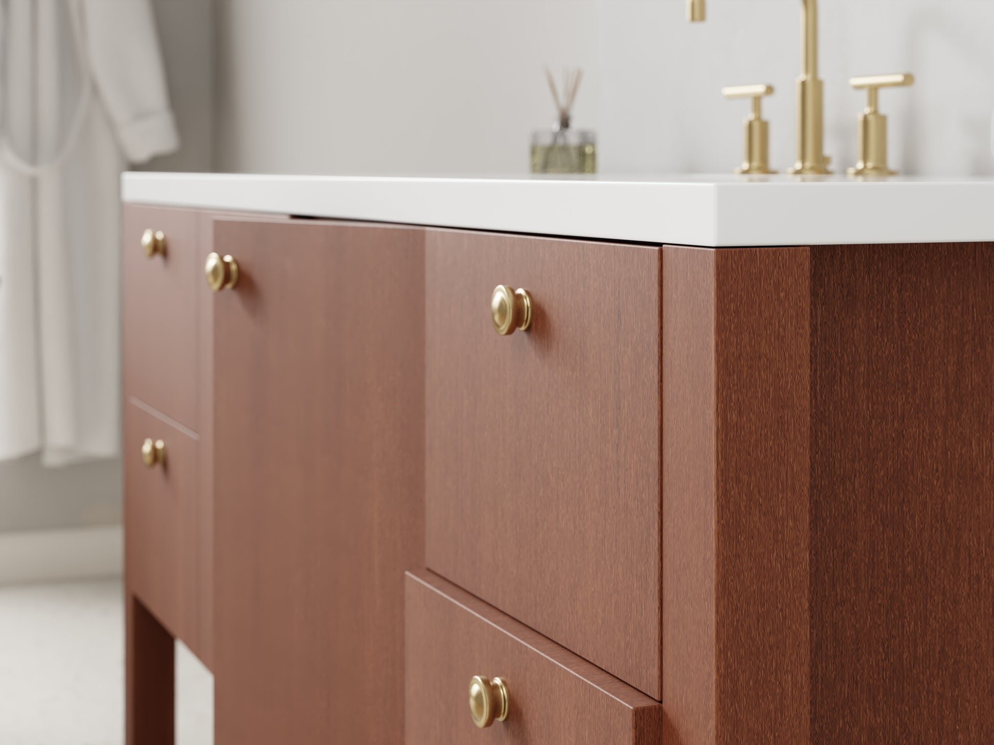 standard - mahogany - closeup