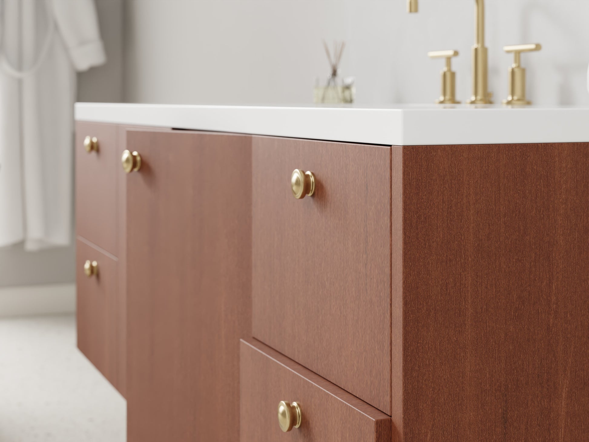 standard - mahogany - closeup