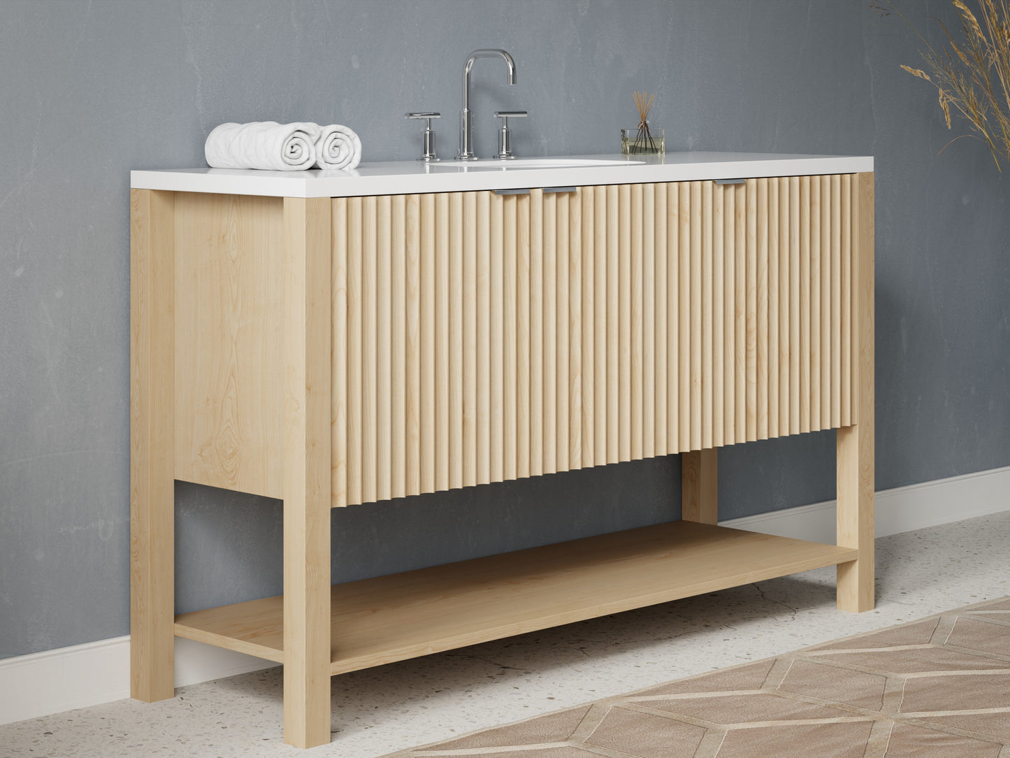 fluted - maple - side