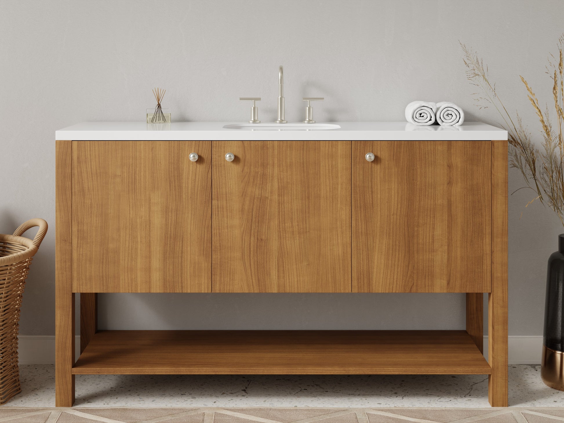 standard - teak - front