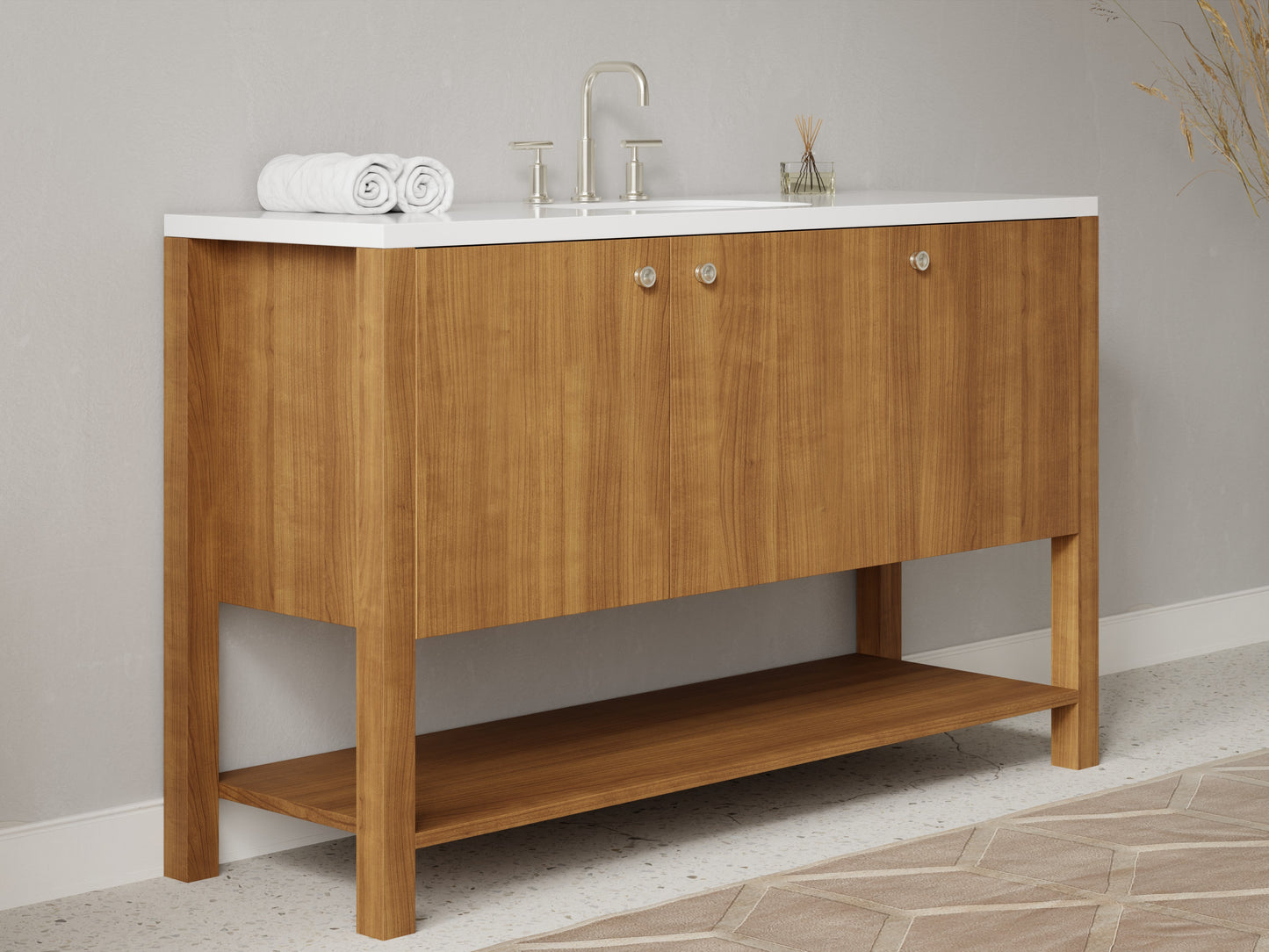 standard - teak - side