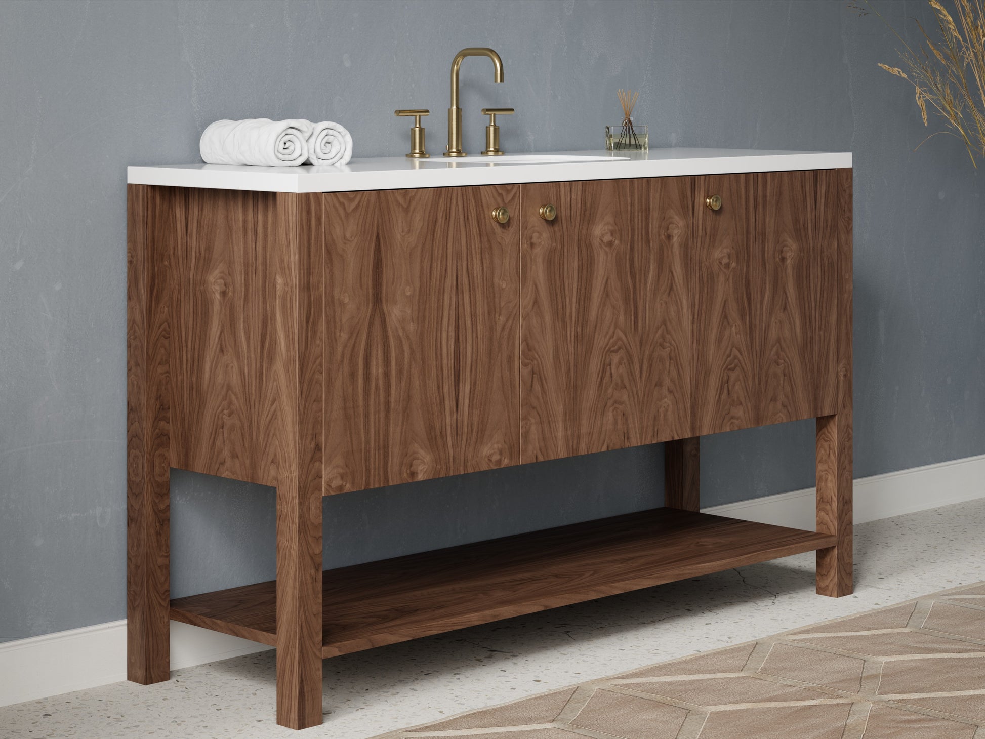 standard - walnut - side