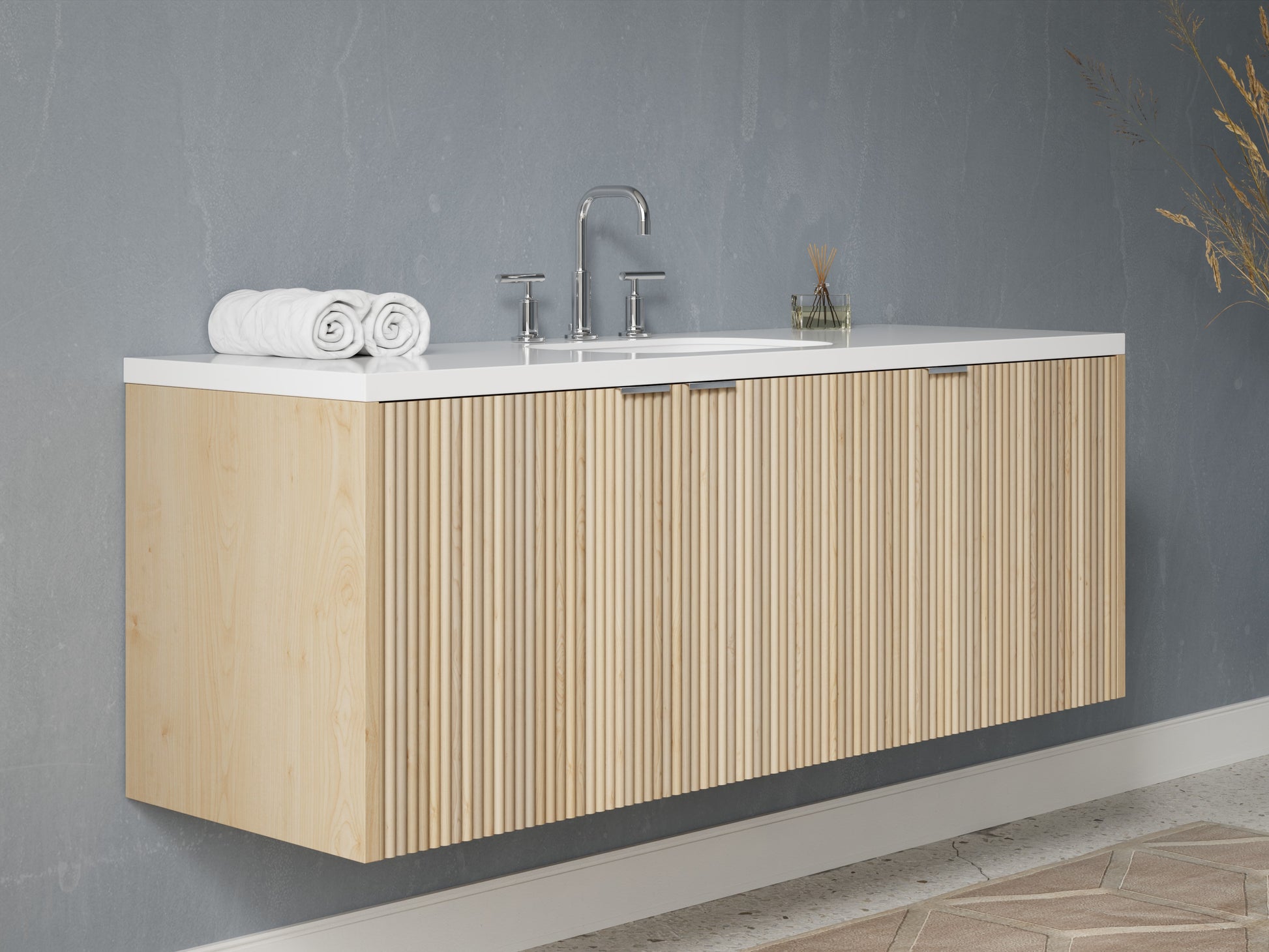 reeded - maple - side