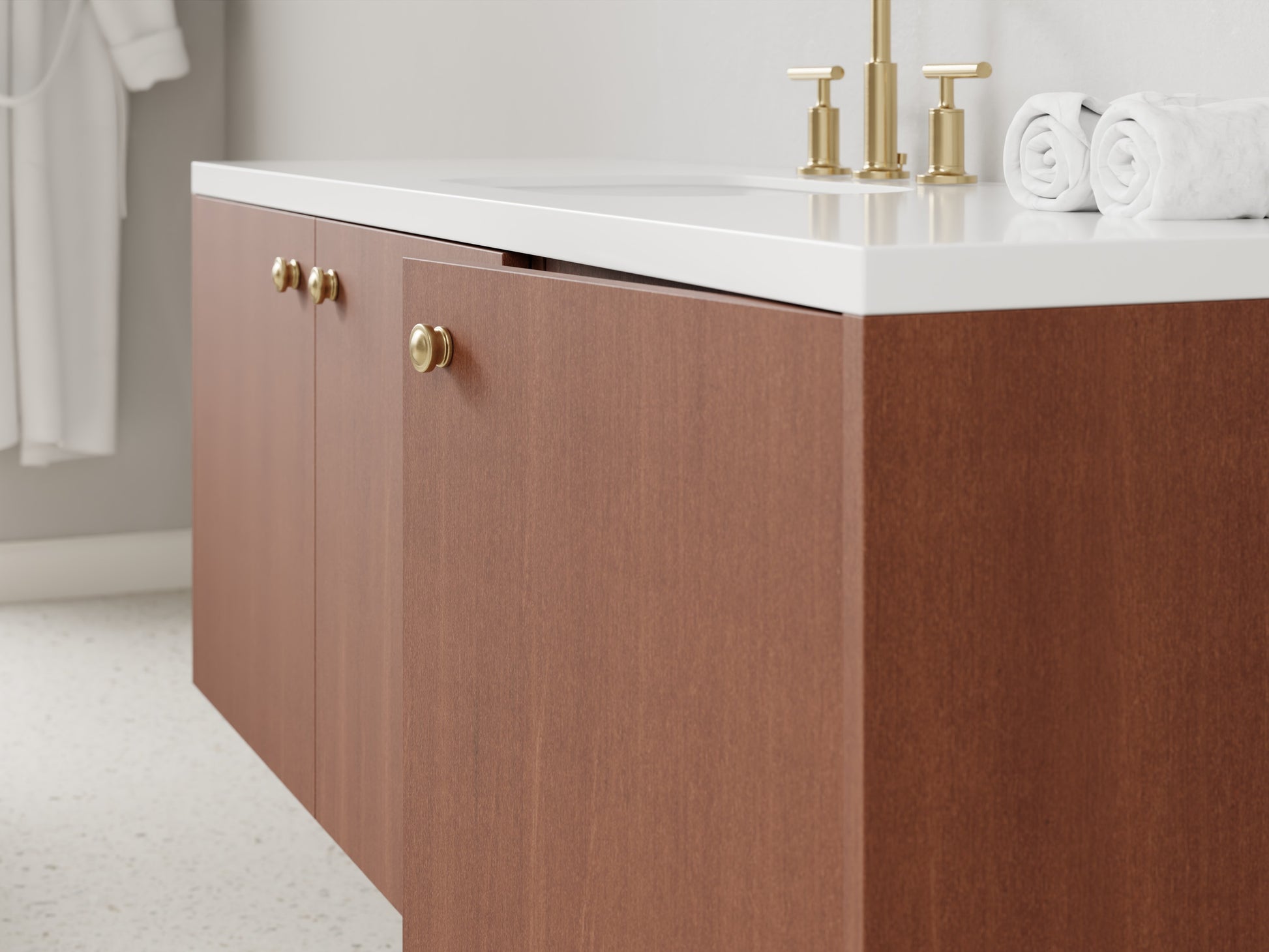 standard - mahogany - closeup