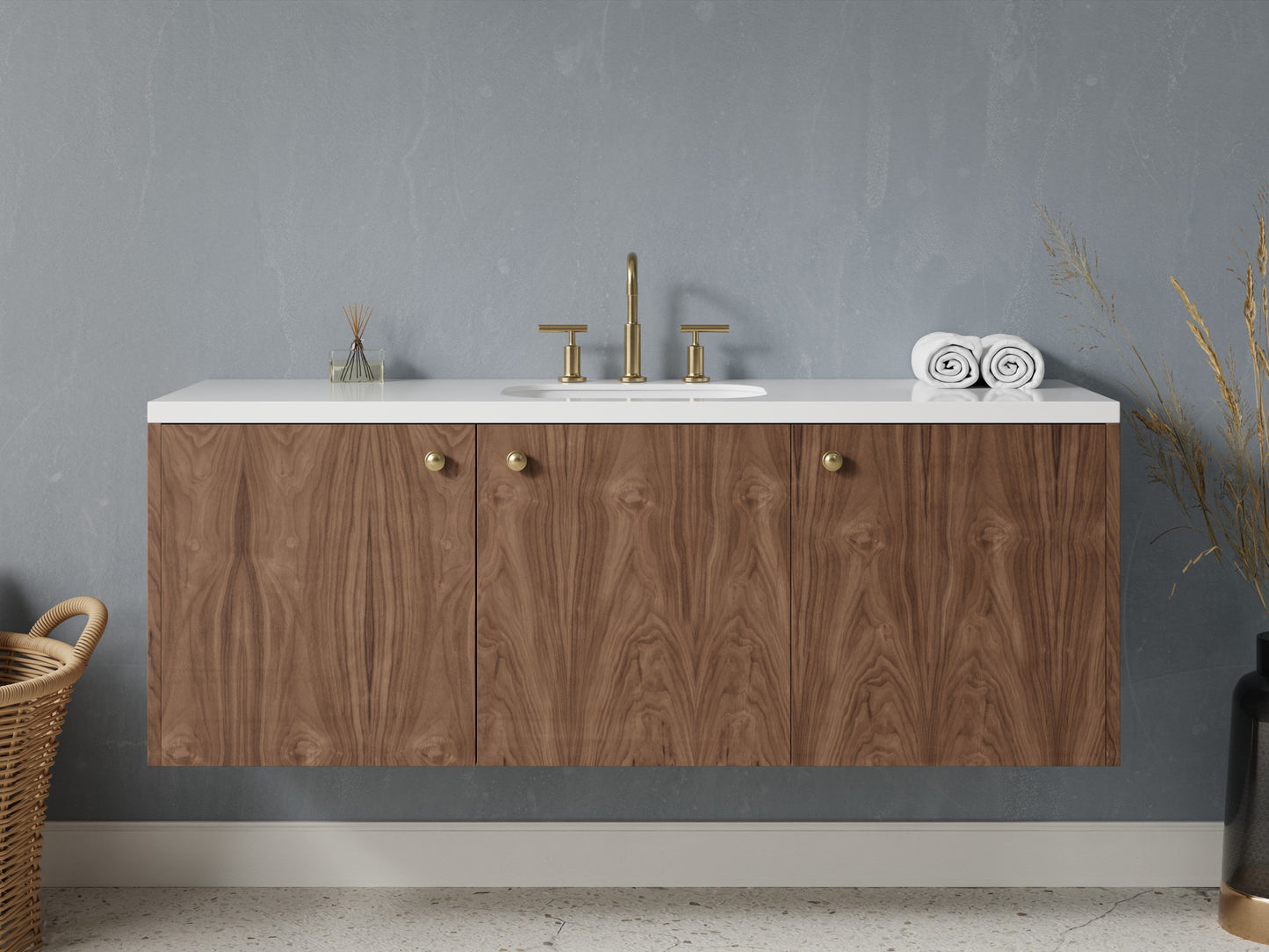 standard - walnut - front