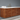 68" - 80" Floating Bathroom Vanity, Handmade in USA, Brass Inlay 3-Door Model